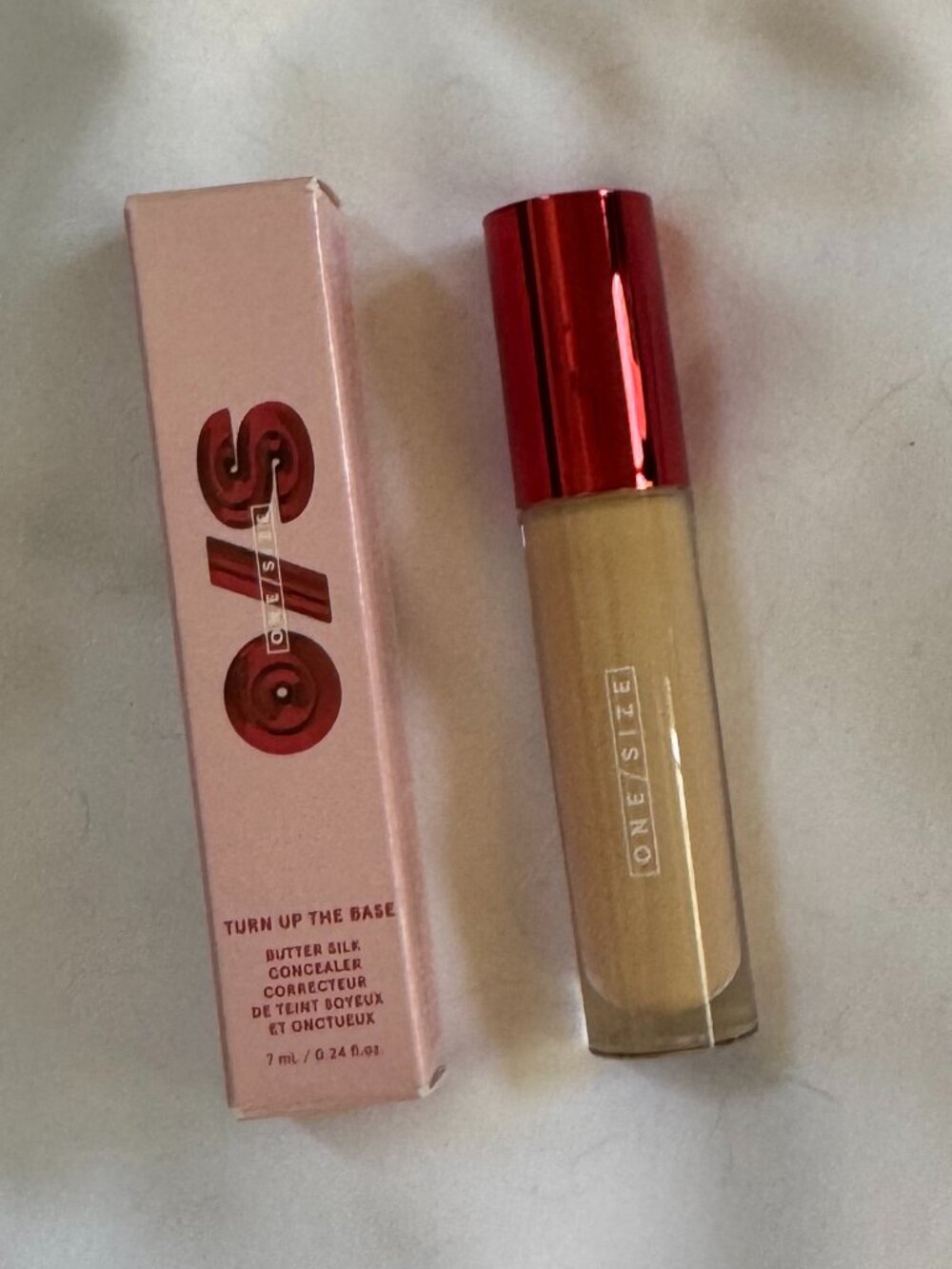 One / Size Turn Up the Base Butter Silk Concealer, Fair 4